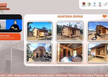 Fokus Rehabilitasi dan Kontruksi Pasca Bencana, Rumah Zakat Gelar Webinar Bahas Konsep Huntara Papan