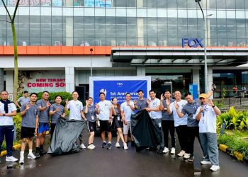 FOX LITE Hotel Majalaya Rayakan Anniversary Pertama dengan Semangat Kepedulian Lingkungan dan Kebersamaa