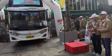 Pegadaian Kanwil X Jawa Barat Lepas 250 Peserta Mudik Gratis