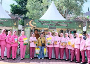 Polresta Bandung Gelar Gerakan Pangan Murah dan Buka Puasa Bersama
