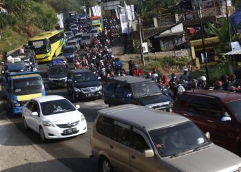 Puncak Arus Mudik, 98 Ribu Kendaraan Melintas di Jalur Nagreg 