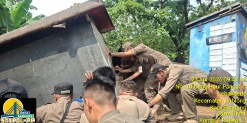 Kebut Penataan Kawasan, Satpol PP Kota Bandung Tertibkan PKL di Monju